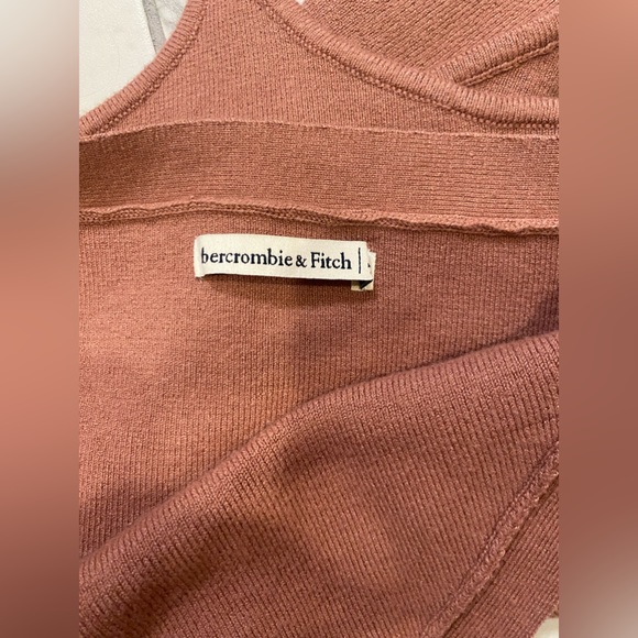 Abercrombie & Fitch | NWOT pinkish-mauve halter bodysuit. Perfect condition. - Picture 7 of 8